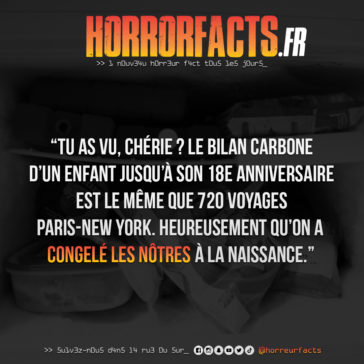 Fact 0001 - Horreur Fact Horrorfacts.fr