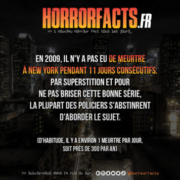Fact 0009 - Horreur Fact Horrorfacts.fr