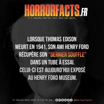 Fact 0013 - Horreur Fact Horrorfacts.fr