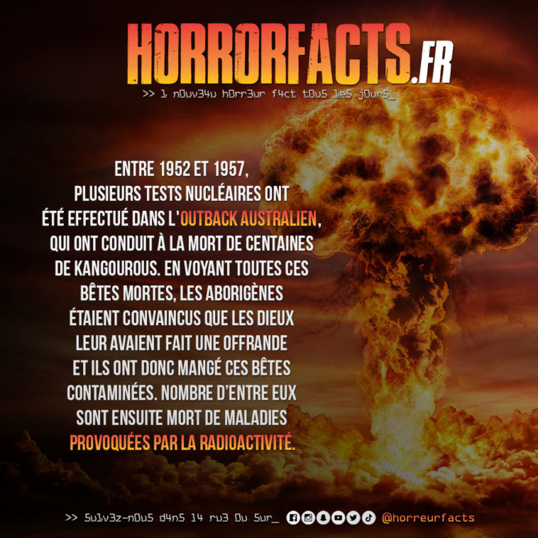 Fact 0042 - Horreur Fact Horrorfacts.fr